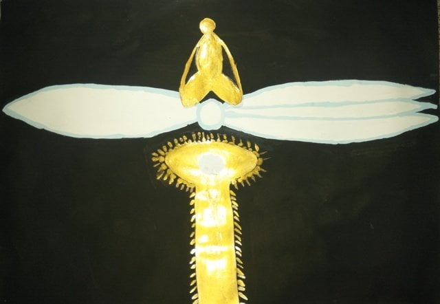 Ashtama Chakra with golden body